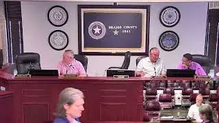 Brazos County Commissioners Court Budget Workshop - August 14, 2025 (Video 2)