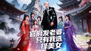 【FULL】《官府发老婆，只有我选择美女》强制配婚选了三个病秧子？众人笑我绝后，我却靠宠妻系统奖励拿到手软！#原创动画 #漫画 #中文全集