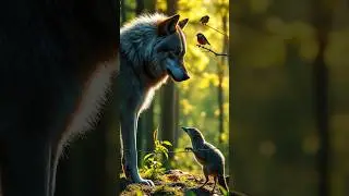 নেকড়ের শিক্ষা: ছোটরও বড় উপকার | Riya Animation #allah #islamicshorts #islamic #islam #ai #story
