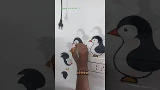 switch board art ❤️ wall painting ✍️ part-1 #art #wallpainting #youtubeshorts