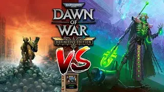Dawn of War DE 1 на 1 &ndash; Штурм Тау против Защиты Некронов-Черепах #warhammer40k #dawnofwarde #dow ...