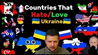 Countries That Love/Hate Ukraine (New Data) 