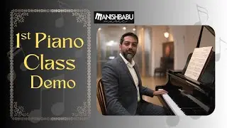 First piano lesson | मेरी पहली पियानो क्लास | piano lesaon by manish babu in hindi