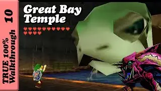 Great Bay Temple Walkthrough TRUE 100% Zelda Majora's Mask | MM