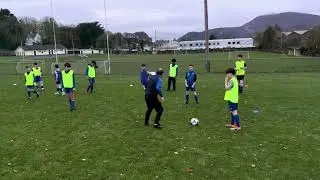 Brendan Mc Laughlin Rondo possession drill with Manorhamilton Rangers U14 & U15 Team