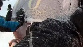 Rare snowstorm in Oregon