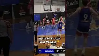 Top NBL1 Dunks of 2025 🏀 Deng Manyang STUFFED this one in 😮#basketball #nbl #nbl1 #dunk #sport