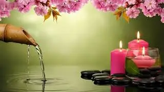 🌿 Deep Sleep Spa Music 🌙 Bamboo Water Fountain & Relaxing Piano 🎹 | Stress Relief,Healing Meditation