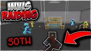 invis raiding with a power faction on SOTW *backfired* | Minecraft HCF