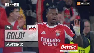 Golo Sidny Cabral: Benfica (3)-0 Estrela Amadora (Liga 25/26 #19)