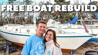 Restoring Our 1&euro; Abandoned Sailboat | The Refit Continues