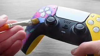 Ma Première Manette PS5 CUSTOM !! ( CYBERPUNK EDITION )