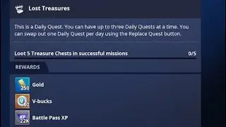 Loot 5 Treasure Chests in Successful missions 12-1-2023
