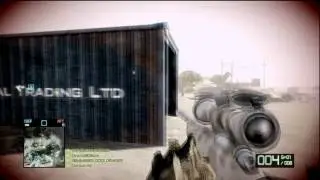 Medal Of Honor Warfighter Open Beta Release Date Info and Thoughts; BFBC2 15-0 Sniping (HD)