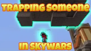 Trapping a Streamer in Hypixel Skywars (Piston Trap)