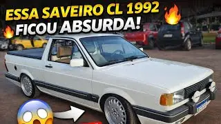 Cl&aacute;ssica, baixa e no ponto. Saveiro CL 92, charme que o tempo n&atilde;o apaga. 🤍🚗