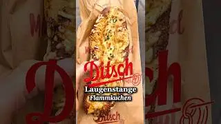 Laugenstangen Flammkuchen von Ditsch! Brandneu #ditsch #flammkuchen #brezel #viral #food