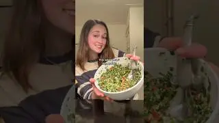 салат табуле🥗✨ #ближневосточнаяеда #здоровыерецепты #легкийсалат #веганскиерецепты #блюданарастит...