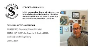SBA Podcast 001-Introduction to Twice Called Ministries