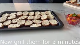 How to make Garlic Bread Bruschetta l FoodMadeSimple