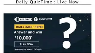 Quiz time mornings with amazon answers 12-Mar-2020