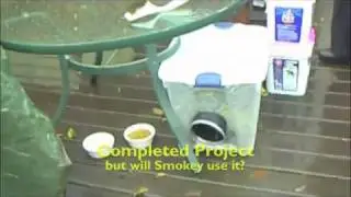 Making Smokey's shelter