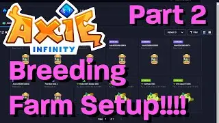 Hatching Axies 5 Days Later $$$ MONEY! Breeding Farm Setup for Axie Infinity