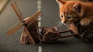 &ldquo;Tiny Toy Breaks&hellip;Mama Cat Saves the Day🐱🔴&rdquo;