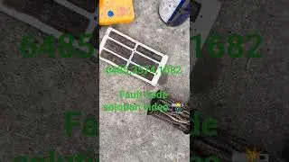 6485,3574,1682 fault code(tata bs6 ) D.E.F filter change problem solved 🥰#tataservice #tatabs6