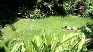 Shooting a can of bug spray - Explosion