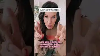 You CAN Eat during Labor! #birth #laboranddelivery #pregnancy #ytshorts #shorts