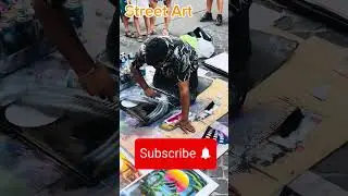 Best Street Artist Spray Paints the Colosseum 🎨🔥#travel #trending #streetart #rome #viral #shorts 