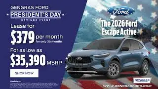 Built for Adventure: 2026 Ford Escape Active | Lease Specials Available