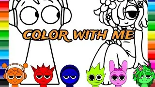 Incredibox SPRUNKI New Coloring Pages / How to Color Oren and Vineria