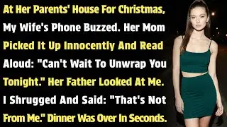 At Her Parents' House For Christmas, My Wife's Phone Buzzed. Her Mom Picked It Up Innocently And...