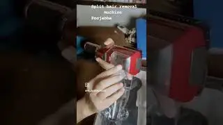 split hair removal machine/do muhe baal nikalne vali machine/#poojabhatimakeover #trendingshorts
