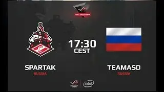 Spartak vs teamasd, maps train ROG MASTERS 2017