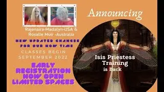 Priestess Training Introduction with Goddess Isis ~