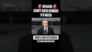 🚨 BREAKING: Carney Sides With Denmark AGAINST U.S. Over Greenland
