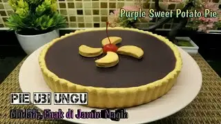 Resep Pie Ubi Ungu 3 Telur | purple Sweet Potato Pie - Umie's Food