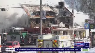 Crews battle 2nd alarm fire at Mount Union American Legion building