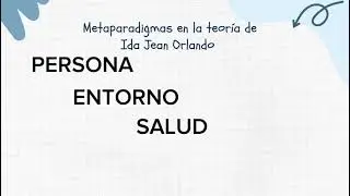 Video de Teor&iacute;a de Ida Jean Orlando