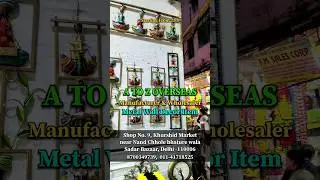 Metal Wall Decor Wholesaler in Delhi | ATOZ Overseas #trending #viralvideo #walldecor #metalart