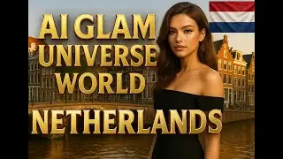 Holland ✦ Golden Grace by the Canals &mdash; AI Glam Universe #AIGlam #luxuryfashion