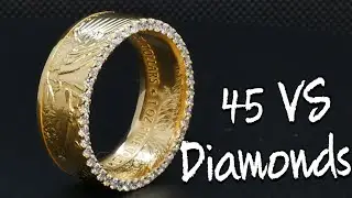 How to Make a Diamond Ring from a Gold Coin