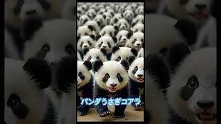 パンダ🐼うさぎ🐰コアラ🐨 #cat #猫 #kitten #panda #rabbit #koala