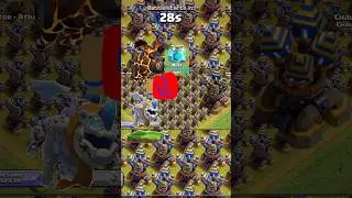 Lava Hound & Ice Hound Clone Spell vs Air Defense 😱🔥