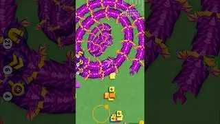 Worms zone magic gameplay💥☠️😱 || #snakezone #wormszone #shortsfeed #gaming #gameplay