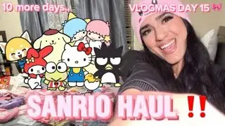 VLOGMAS DAY 15 🎁 | SANRIO HAUL 🇯🇵
