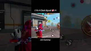 1 Vs 4 Clash Squad 🎯🎮 #freefire #shorts